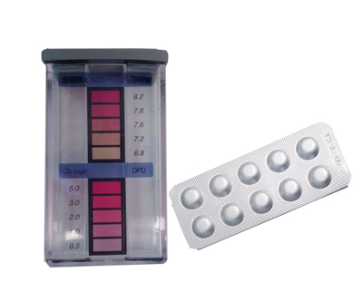 Trousse d'analyse piscine 20 pastilles - EDG by AQUALUX